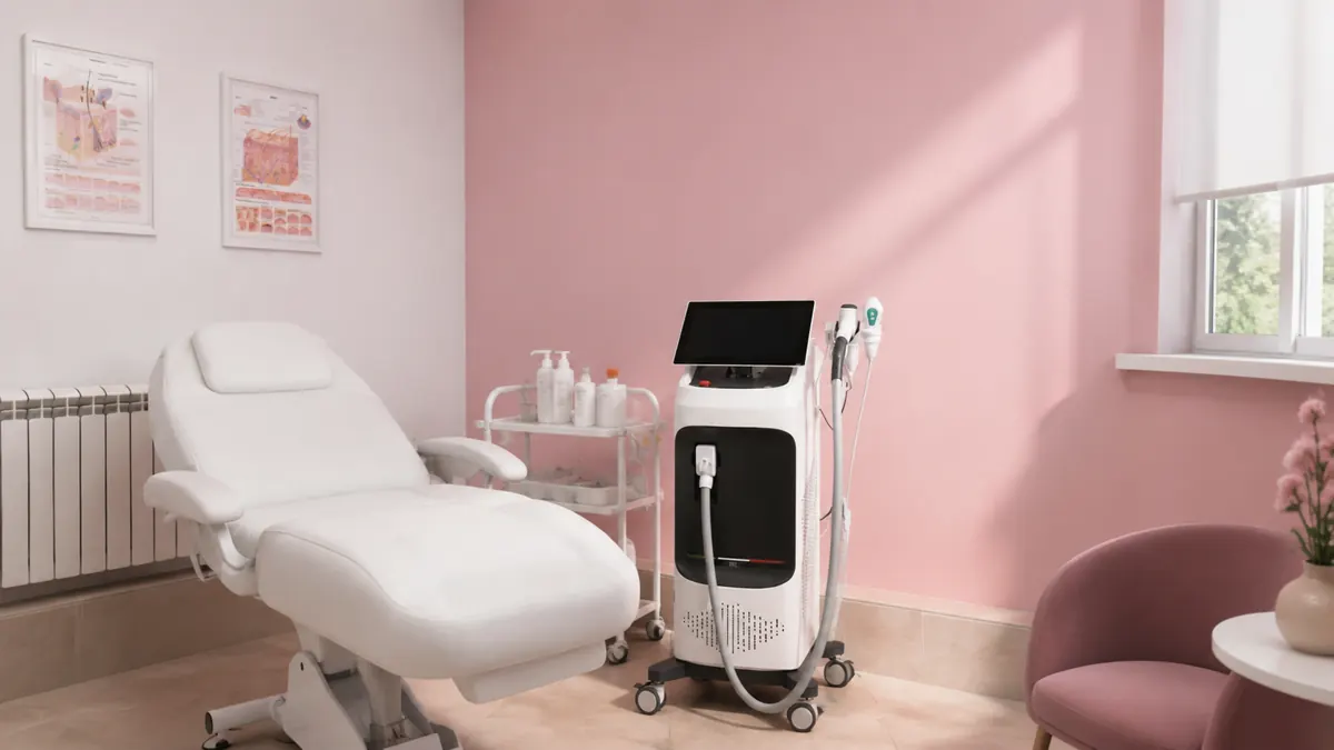 Диодный лазер In-Motion D в светлой студии Emotion Lab